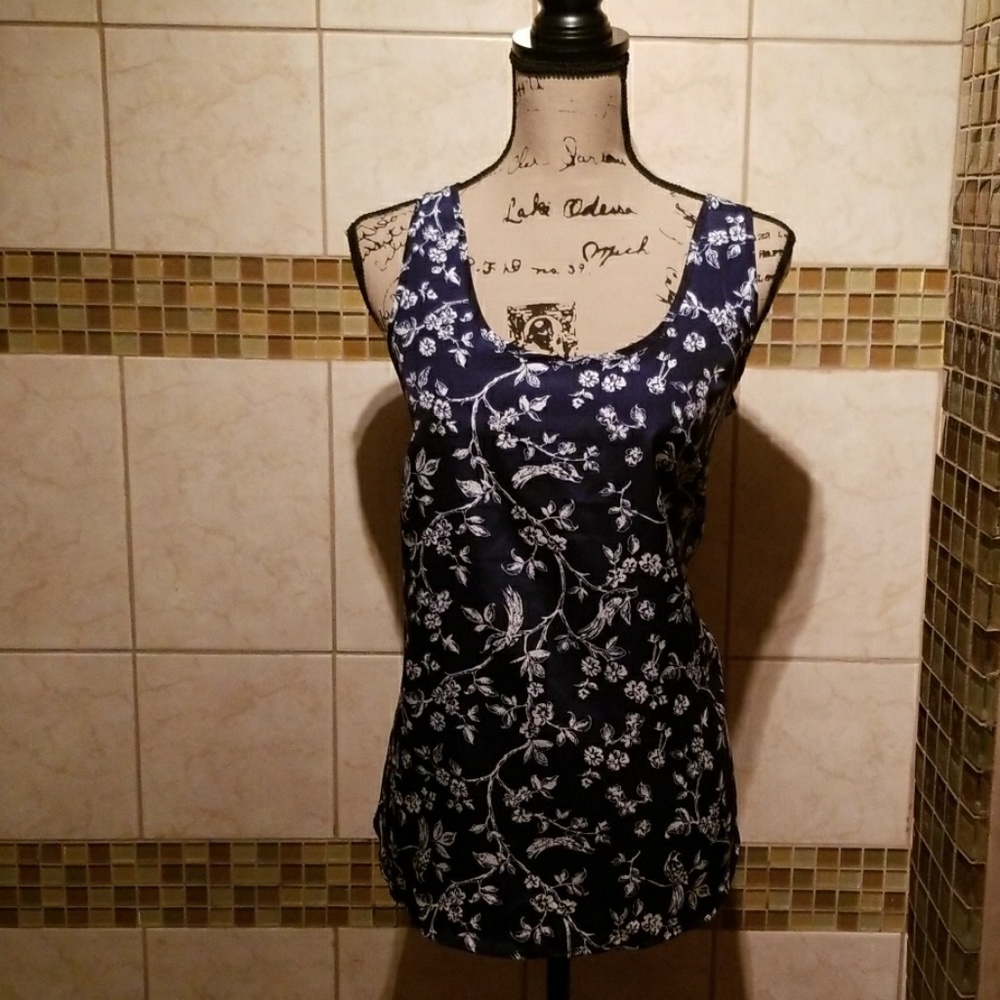 Navy blouse